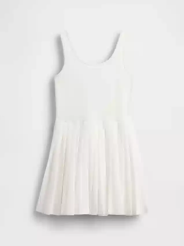 Vestido de tenis plisado para niñas
