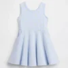 Vestido de tirantes con vuelo para bebés y niños, combinable