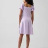 Vestido infantil con fruncidos