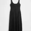 Vestido largo fruncido