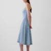 Vestido midi de mezclilla