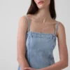 Vestido midi de mezclilla