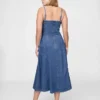 Vestido midi de mezclilla