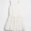 Vestido sin mangas de varias capas para niños