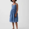 Vestido sin mangas midi para niñas
