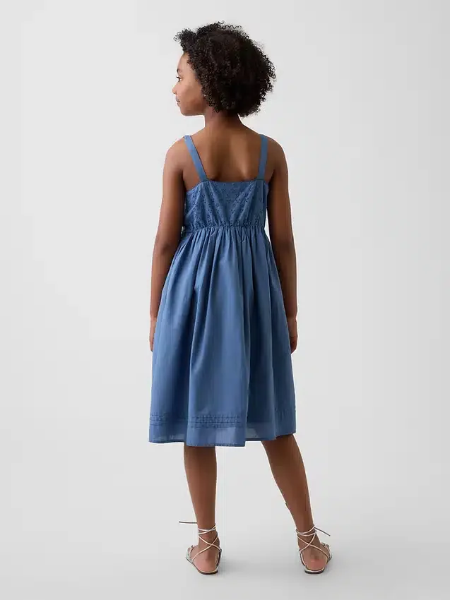 Vestido sin mangas midi para niñas