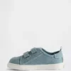 Zapatillas de lona y mezclilla para niños pequeños