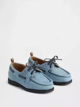 Zapatos náuticos de mezclilla para niños pequeños