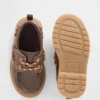 Zapatos náuticos de piel vegana para niños pequeños